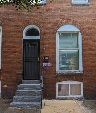 2113 McCulloh Street residential reconstruction progress in Druid Heights Baltimore
